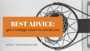 Best advice: get a coach to recruit you